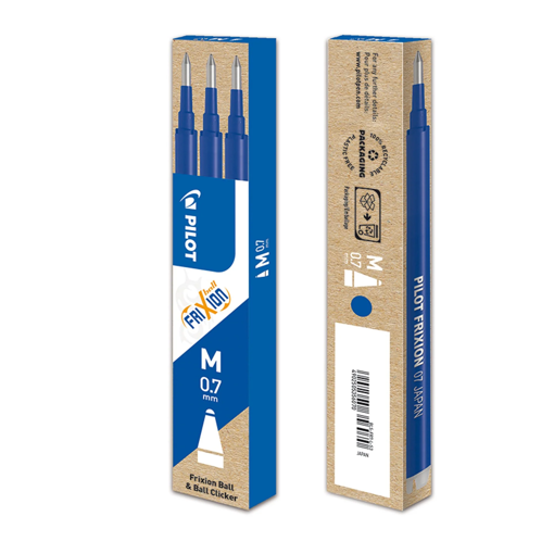 Picture of Refill Erasable Pen (Set of 3) Blue 0.7mm Frixion
