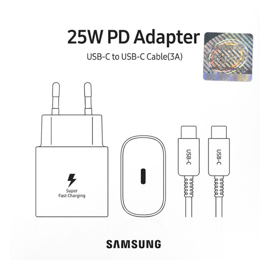Picture of Adapter White 25w For Travel Samsung