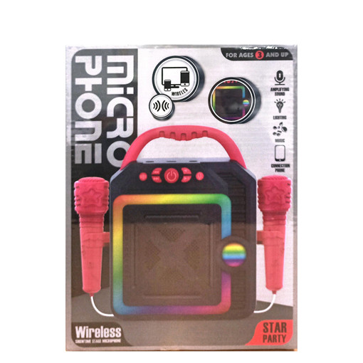 Picture of Microphone Duo Red Speaker Wireless