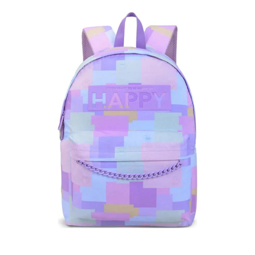 Picture of Backpack 1comp. Large Purple Happy Marshmallow