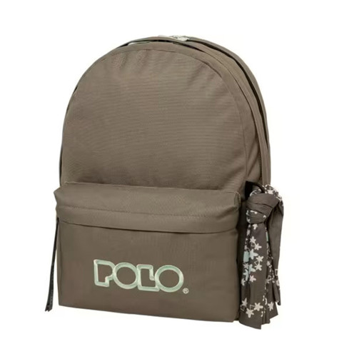 Picture of Backpack 2comp. Large Light Brown Scarf Polo