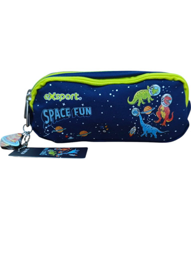 Picture of Pencil Case 2comp Dino Exsport