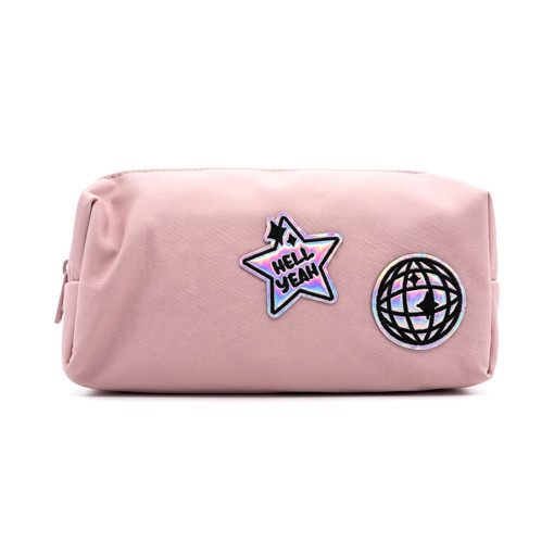 Picture of Pencil Case 1comp Holo Pink Girls Marshmallow
