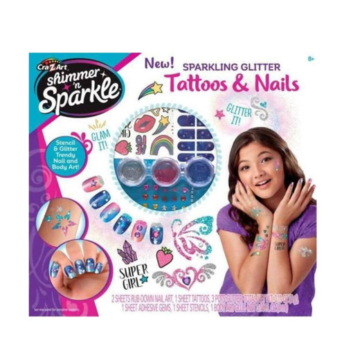 Picture of Girl Accessories Age 8+ Crazart,Glitter Tattoos