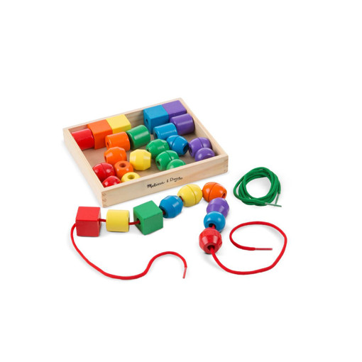Picture of Wooden Toys Melissa, Primary Lacing Beads