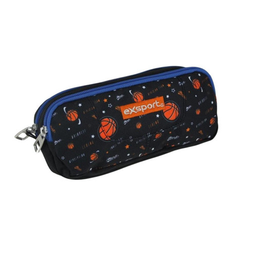 Picture of Pencil Case 2comp Basketball Exsport