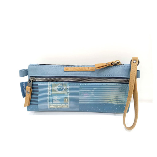 Picture of Pencil Case 2comp Blue Jean Tandem