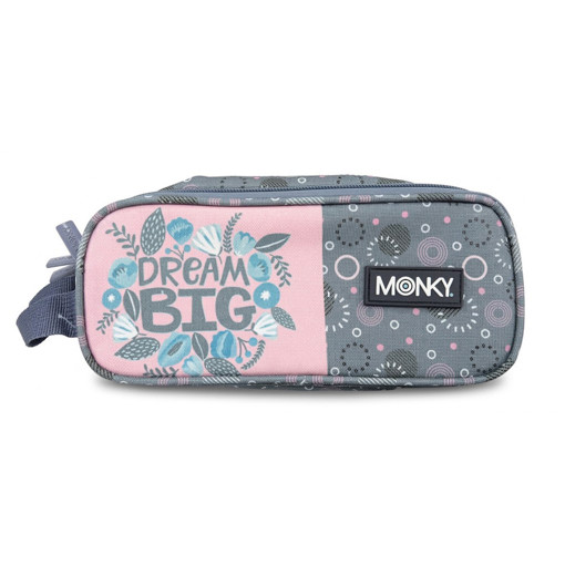 Picture of Pencil Case 3comp Monky