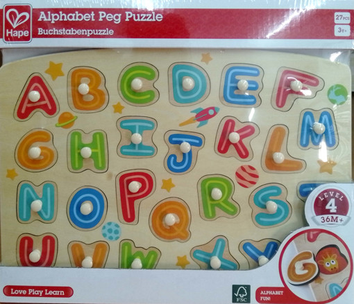 Picture of Baby Set Hapee Capee,Alphabet Peg Puzzle