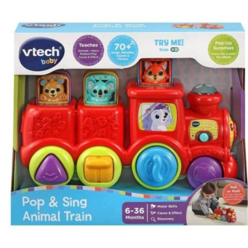 Picture of Baby Set V Tech, Pop Sing Animal Train