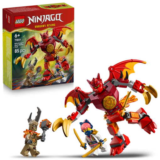 Picture of Lego Age 6+ Ninjago Kai's Dragon Mech Battle