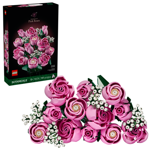 Picture of Lego Botanical Rose Pink Lego