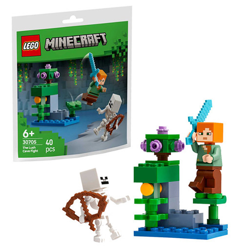 Picture of Lego Minecraft ,The Lush Cave Fight