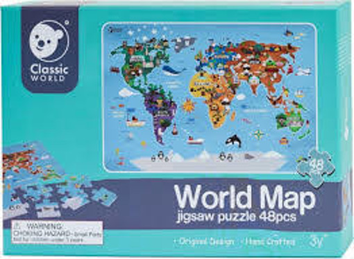 Picture of Wooden Toys Classic World Map