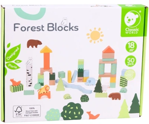 Picture of Wooden Toys Classic World,Forest Blocks