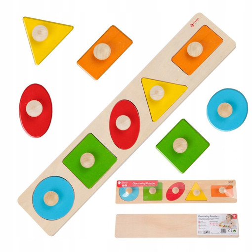 Picture of Wooden Toys Classic World,Geometry Puzzle