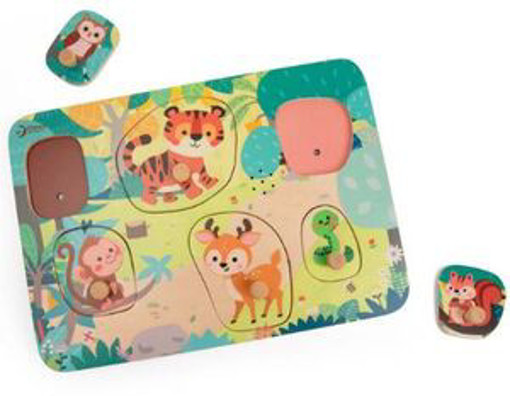 Picture of Wooden Toys Classic World,Jungle Animal Sound