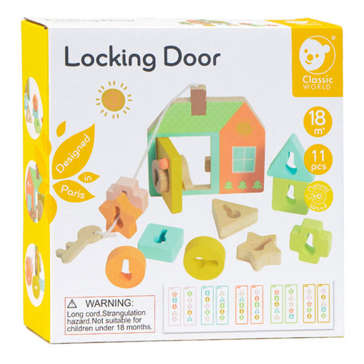 Picture of Wooden Toys Classic World,Locking Door