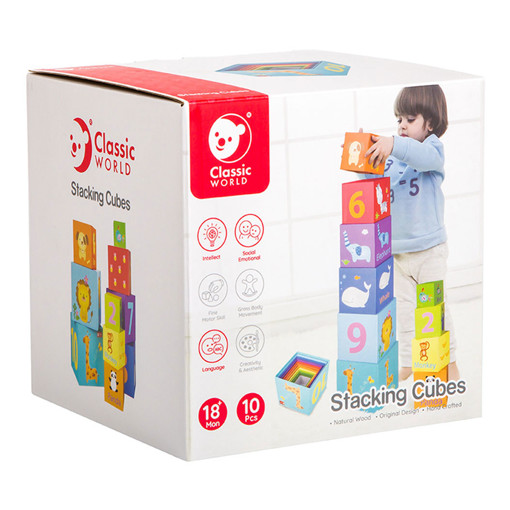 Picture of Wooden Toys Cube Classic World