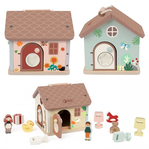 Picture of Wooden Toys House Shape Classic World