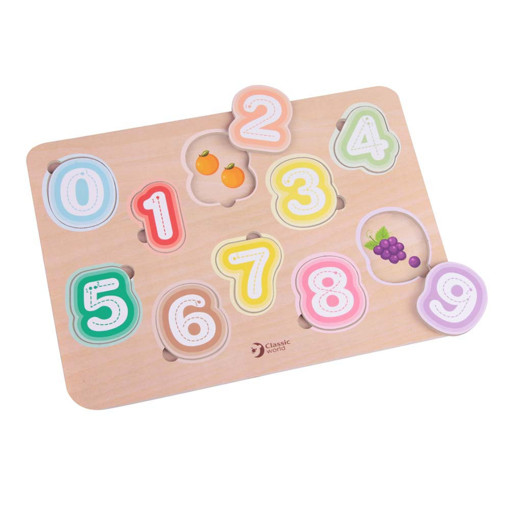 Picture of Wooden Toys Numbers Classic World