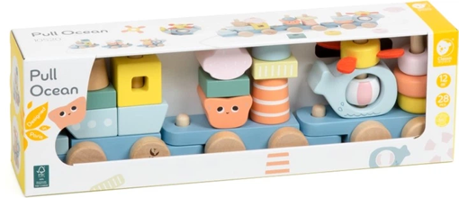 Picture of Wooden Toys Train Classic World,Pull Ocean