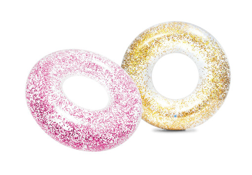Picture of Swim Tube Glitter Gold-Pink  Intex
