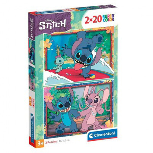 Picture of Puzzle 2x20 Clementoni, Stitch