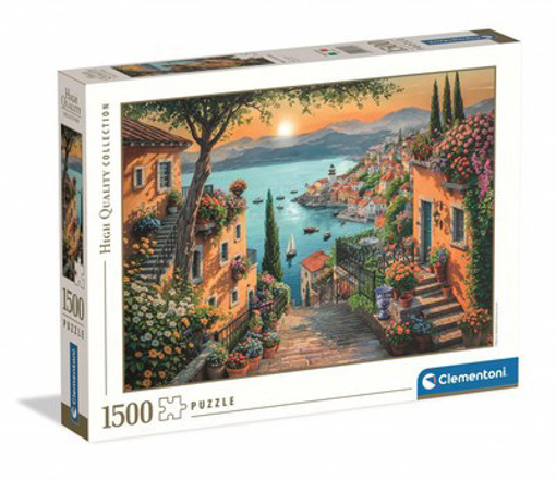 Picture of Puzzle 1500pcs Clementoni, Steps To The Harbor