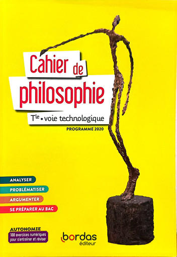 Picture of Cahier De Philosophie Prog 2020 Tle Bordas