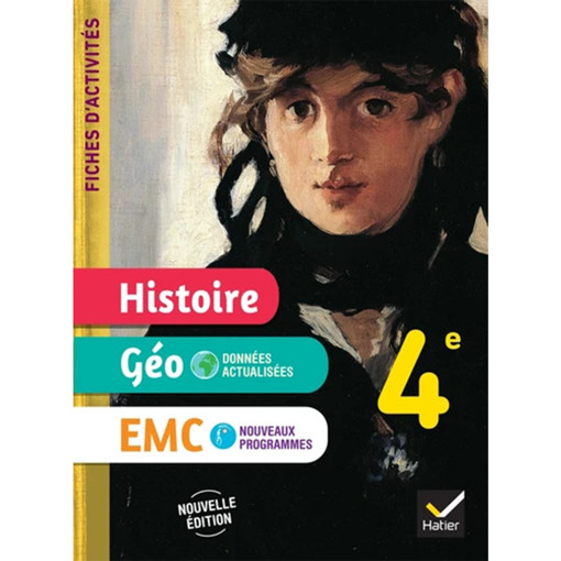 Picture of Fiches d'activites Hist Geo EMC 4eme Hatier 2025