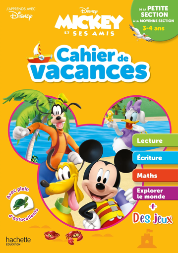 Picture of Cahier de Vacances Mickey PS/MS Hachette