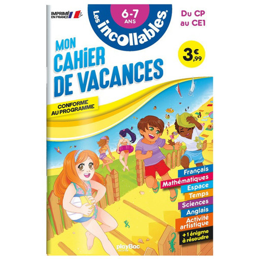 Picture of Cahier De Vacances Les Incollables CP/CE1 2026