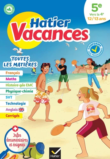 Picture of Cahier De Vacances Toutes Les Matieres 5e/4e 2026