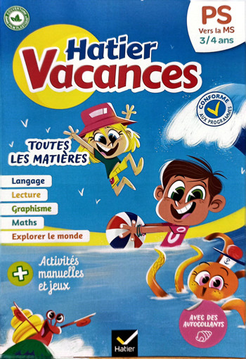 Picture of Cahier De Vacances De La PS vers La MS 2023 Hatier