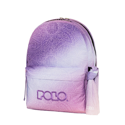 Picture of Backpack 2comp. Large Pink/Violet Scarf Polo