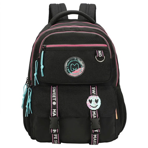 Picture of Backpack 2comp. Large Black Stellar Marshmallow