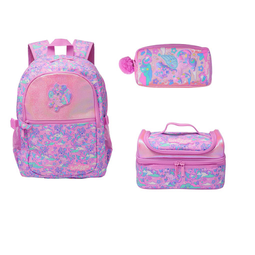 Picture of Backpack Medium +Lunch Bag +PC Smiggle Unicorn
