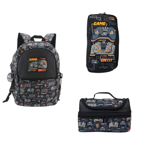 Picture of Backpack Medium +Lunch Bag +PC Smiggle Game On