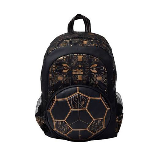 Picture of Backpack Medium Black Gold Foot Smiggle
