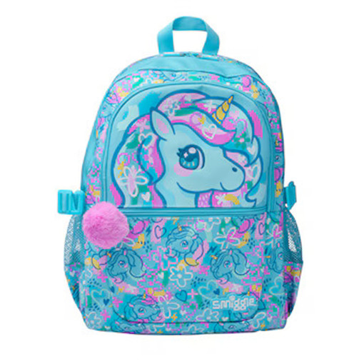 Picture of Backpack Medium Cyan Unicorn Smiggle