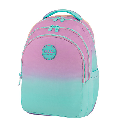 Picture of Backpack Mult.Comp. Large Aqua Pink Focus Polo