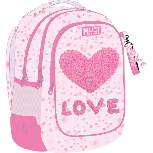 Picture of Backpack Mult.Comp. Large Cute Love Must