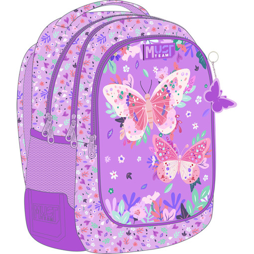 Picture of Backpack Mult.Comp. Large Lilac Butterfly Must