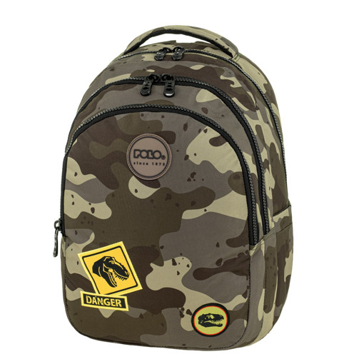 Picture of Backpack Mult.Comp. Large Olive Camo Focus Polo
