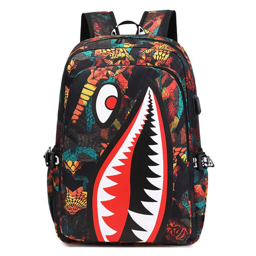 Picture of Backpack Mult.Comp. Large Shark Must