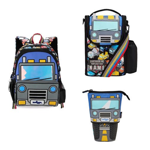 Picture of Backpack Small +Lunch Bag +PC Smiggle Bus