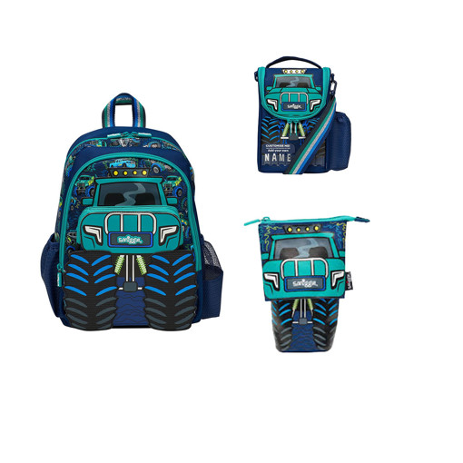 Picture of Backpack Small +Lunch Bag +PC Smiggle jeep