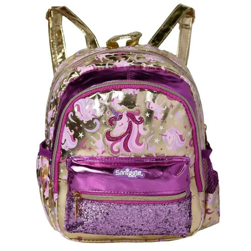 Picture of Backpack Small Glitter Clrs Unicorn Smiggle