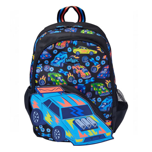 Picture of Backpack Small Race Car Smiggle,3D